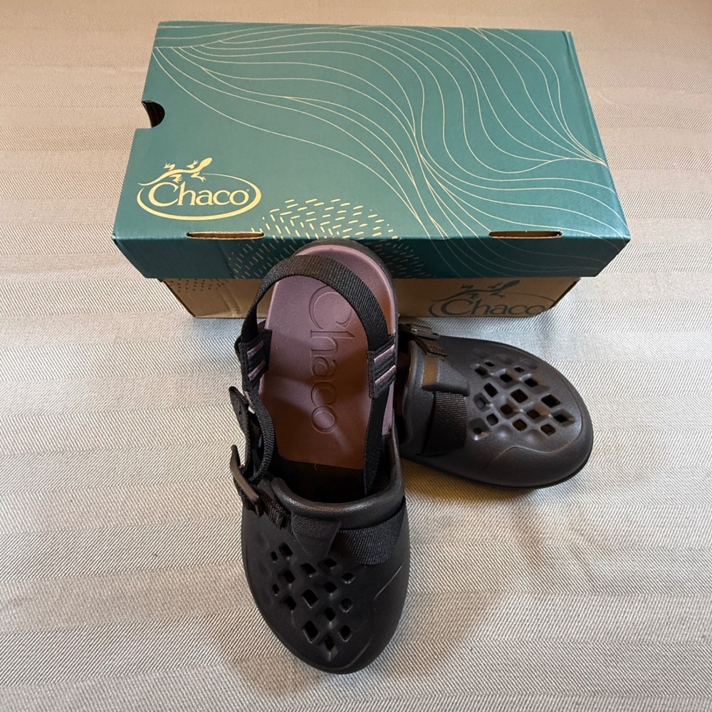 Chaco Chillos Clog Black Women 8 Sport Sandal Slip On JCH109158 NEW